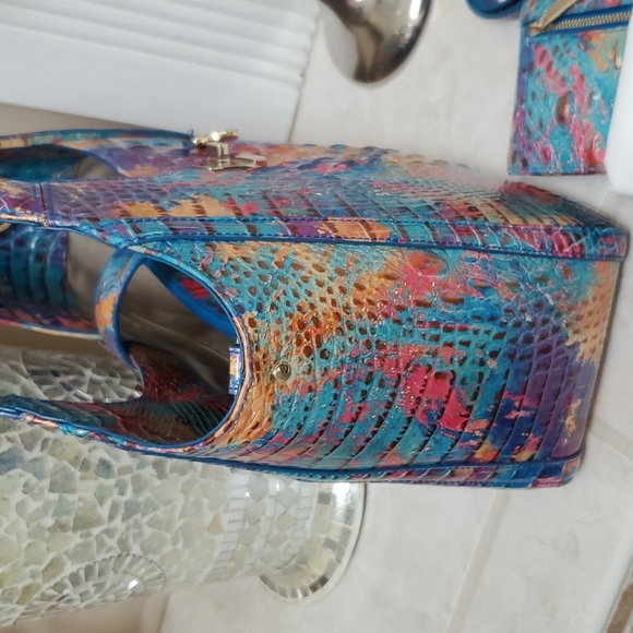 ๐๐๐งก BRAHMIN CRUSH Small Carla Satchel & Ady Wallet ๐งก๐๐ - Picture 15 of 16